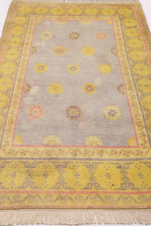 Vintage Agra Jail Cotton Carpet - Dispersed