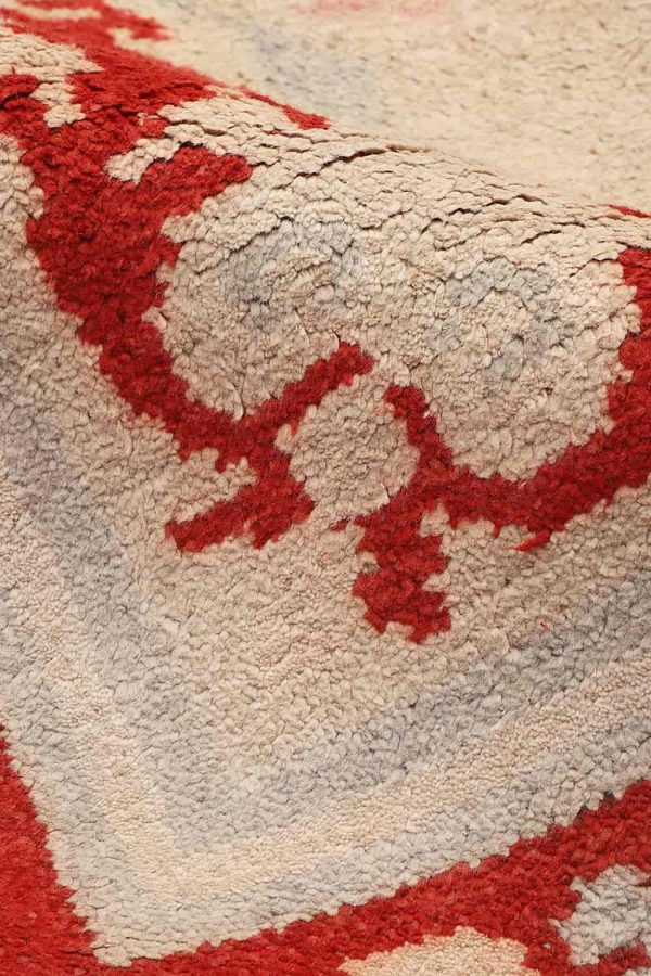 Vintage Agra Jail Cotton Carpet - Fortune