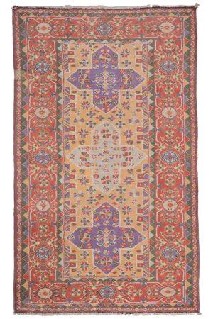 Vintage Agra Jail Cotton Carpet - Guiding Star