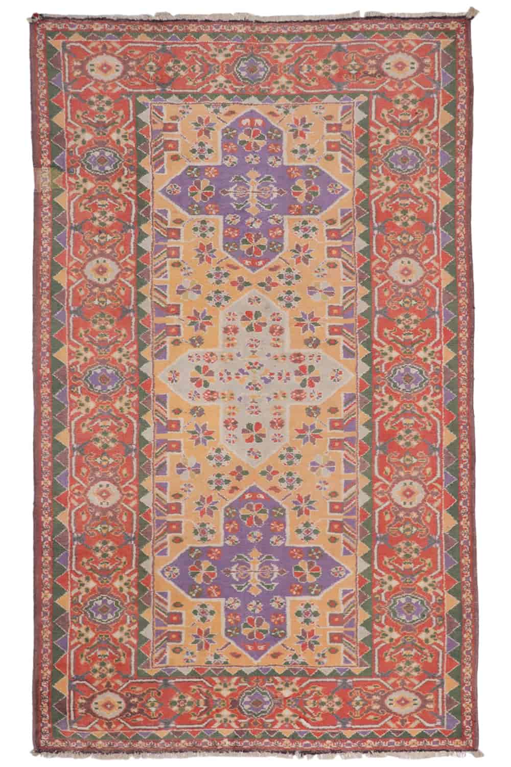 Vintage Agra Jail Cotton Carpet – Guiding Star