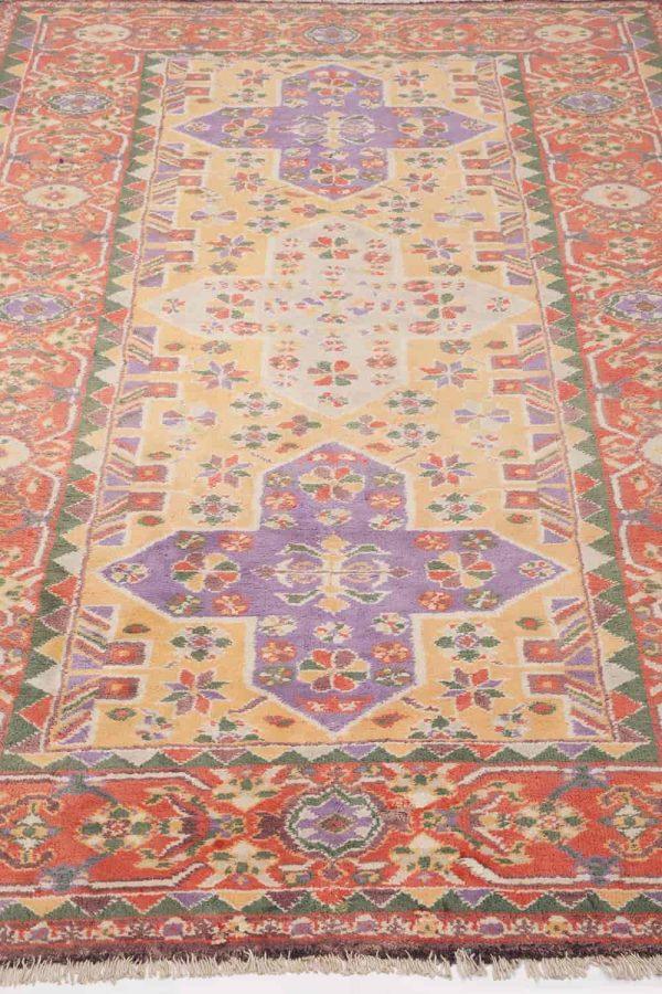 Vintage Agra Jail Cotton Carpet - Guiding Star