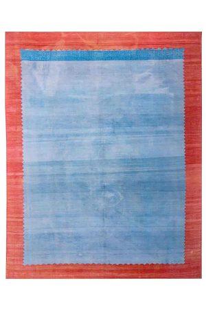 Agra Jail Cotton - Modern Blue