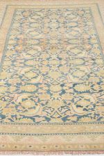 Vintage Agra Jail Cotton Carpet - Pale Green
