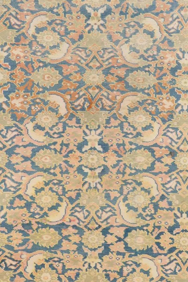 Vintage Agra Jail Cotton Carpet - Pale Green