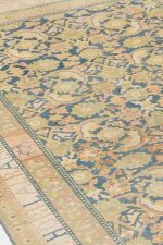 Vintage Agra Jail Cotton Carpet - Pale Green