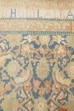 Vintage Agra Jail Cotton Carpet - Pale Green