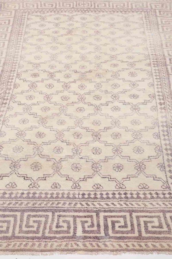 Vintage Agra Jail Cotton Carpet - Subtle