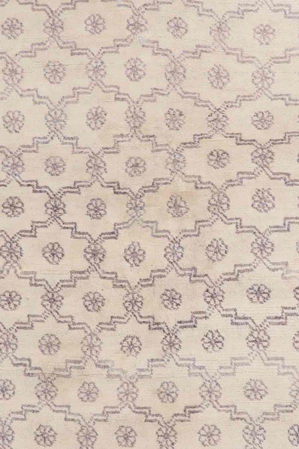 Vintage Agra Jail Cotton Carpet - Subtle