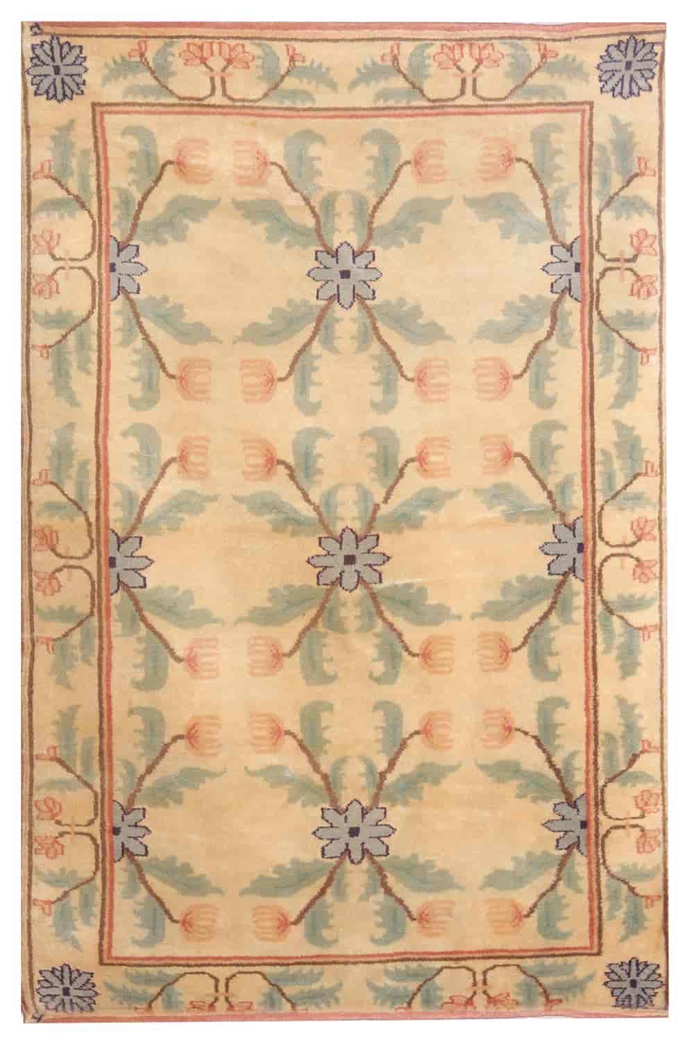 Antique Agra Jail Indian Art Aubusson