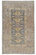 Antique Agra Jail Summer Cotton Carpet - Multi Border