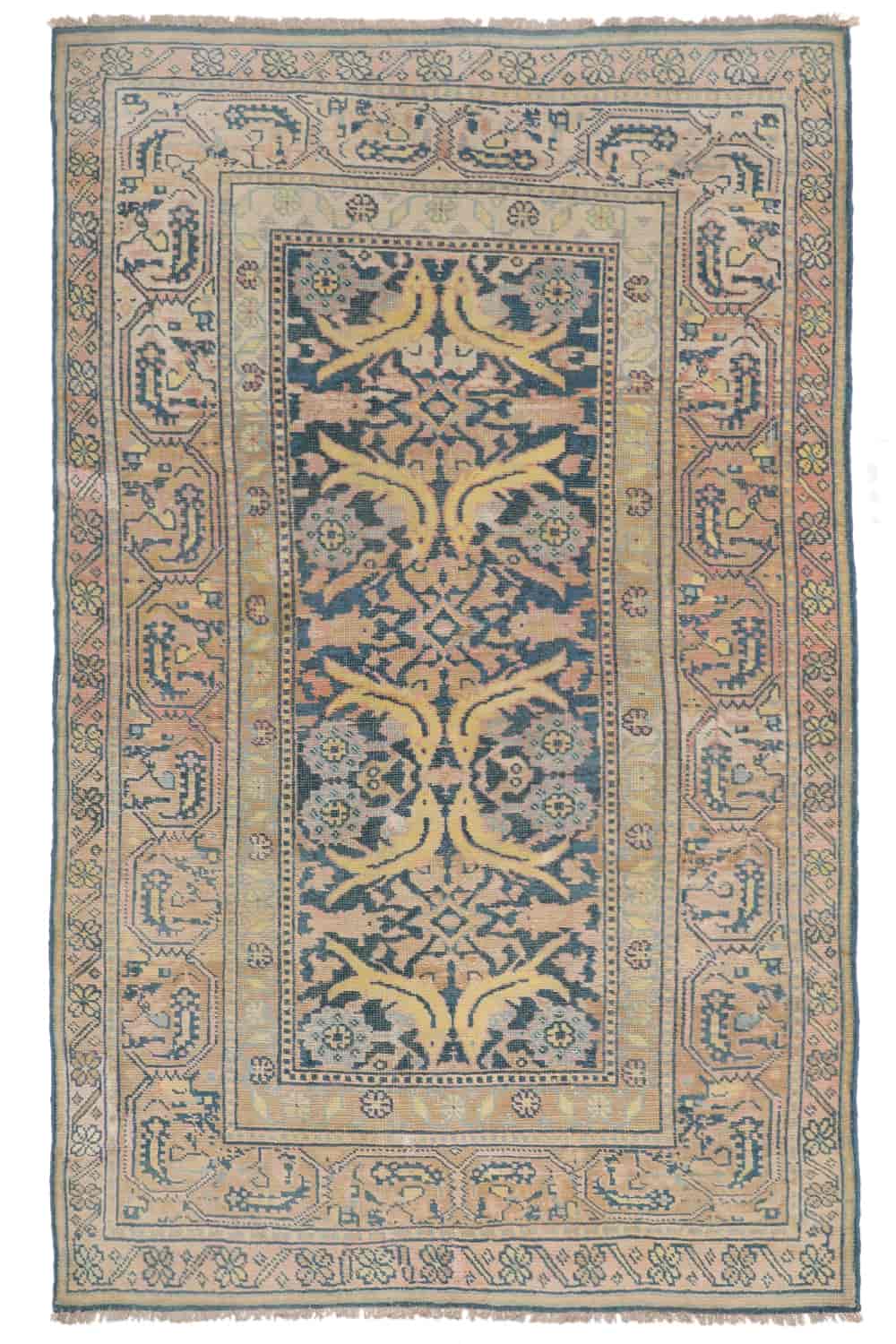 Antique Agra Jail Summer Cotton Carpet – Multi Border