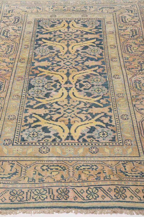 Antique Agra Jail Summer Cotton Carpet - Multi Border