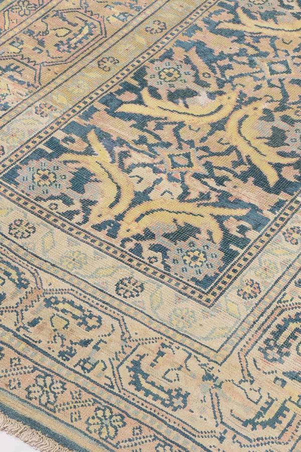 Antique Agra Jail Summer Cotton Carpet - Multi Border