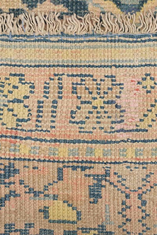 Antique Agra Jail Summer Cotton Carpet - Multi Border