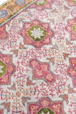 Antique Agra Jail Summer Cotton Carpet - Star Constellation