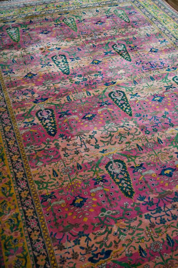 Antique Amritsar Jail Carpet - Cypress