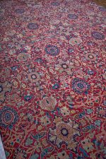 Antique Amritsar Jail Carpet - Intricate Vines