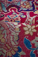 Antique Amritsar Jail Carpet - Intricate Vines