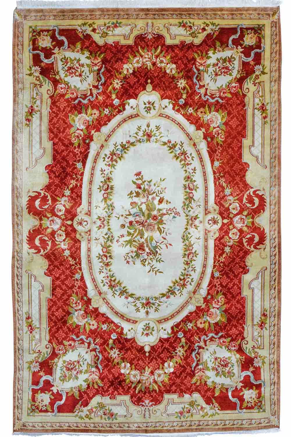 Aubusson Revival Savonnerie – Oblong Medallion