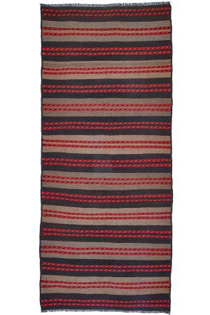 Bamiyani Flatweave - Red Ropes