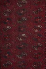Antique Bukhara Runner - Crimson Red