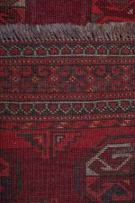 Antique Bukhara Runner - Crimson Red