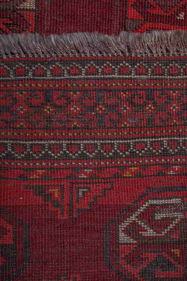 Antique Bukhara Runner - Crimson Red