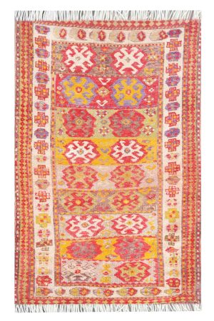 Antique Caucasian Kazak - Yellow Scorpions