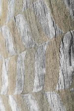 Chevron Collection Round - Silver Leaf