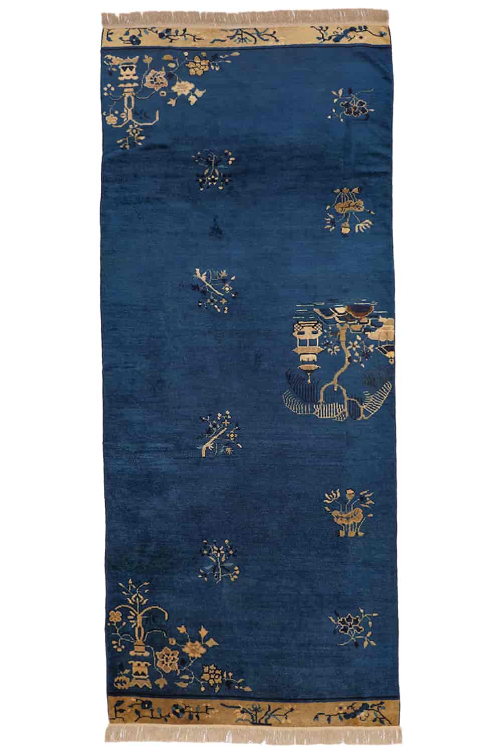 Antique Chinese Peking Ningxia – Midnight Blue