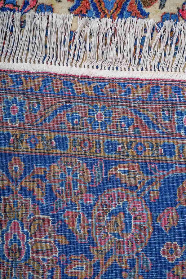 Antique Dabeer Kashan - Floral Motifs