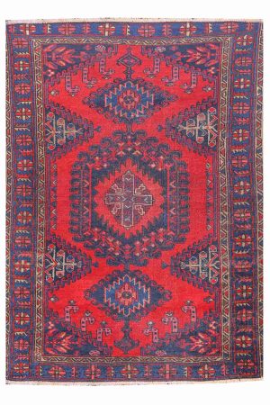 Antique Dagisthan Afshar - Raging Red