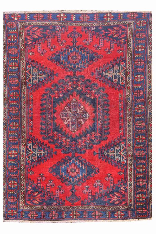 Antique Dagisthan Afshar - Raging Red