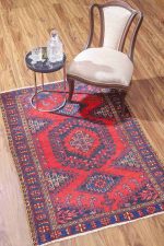 Antique Dagisthan Afshar - Raging Red