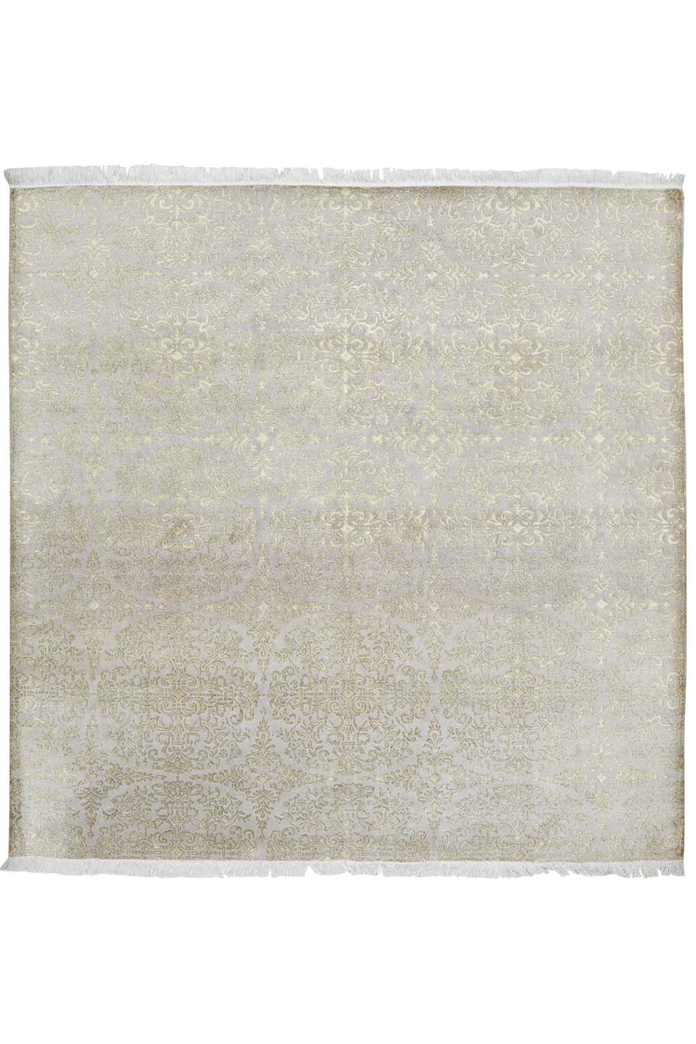 Damasque Collection Square Rug – Subtle Self