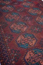 Antique Ersari Filpaya Elephant Foot - Dark Brown