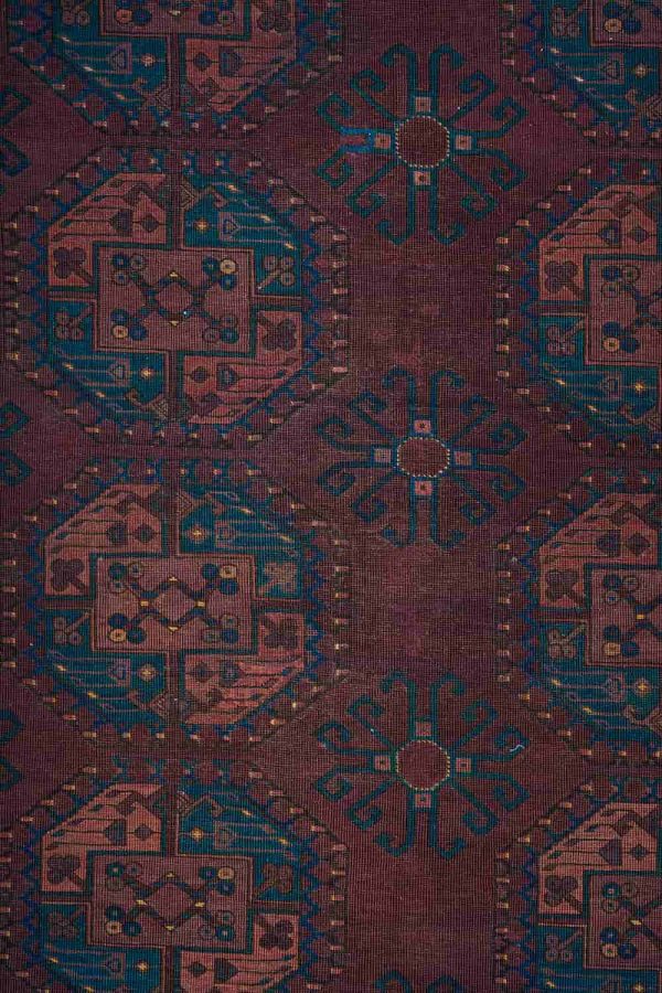Antique Ersari Filpaya Elephant Foot - Dark Brown