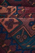 Antique Ersari Filpaya Elephant Foot - Dark Brown