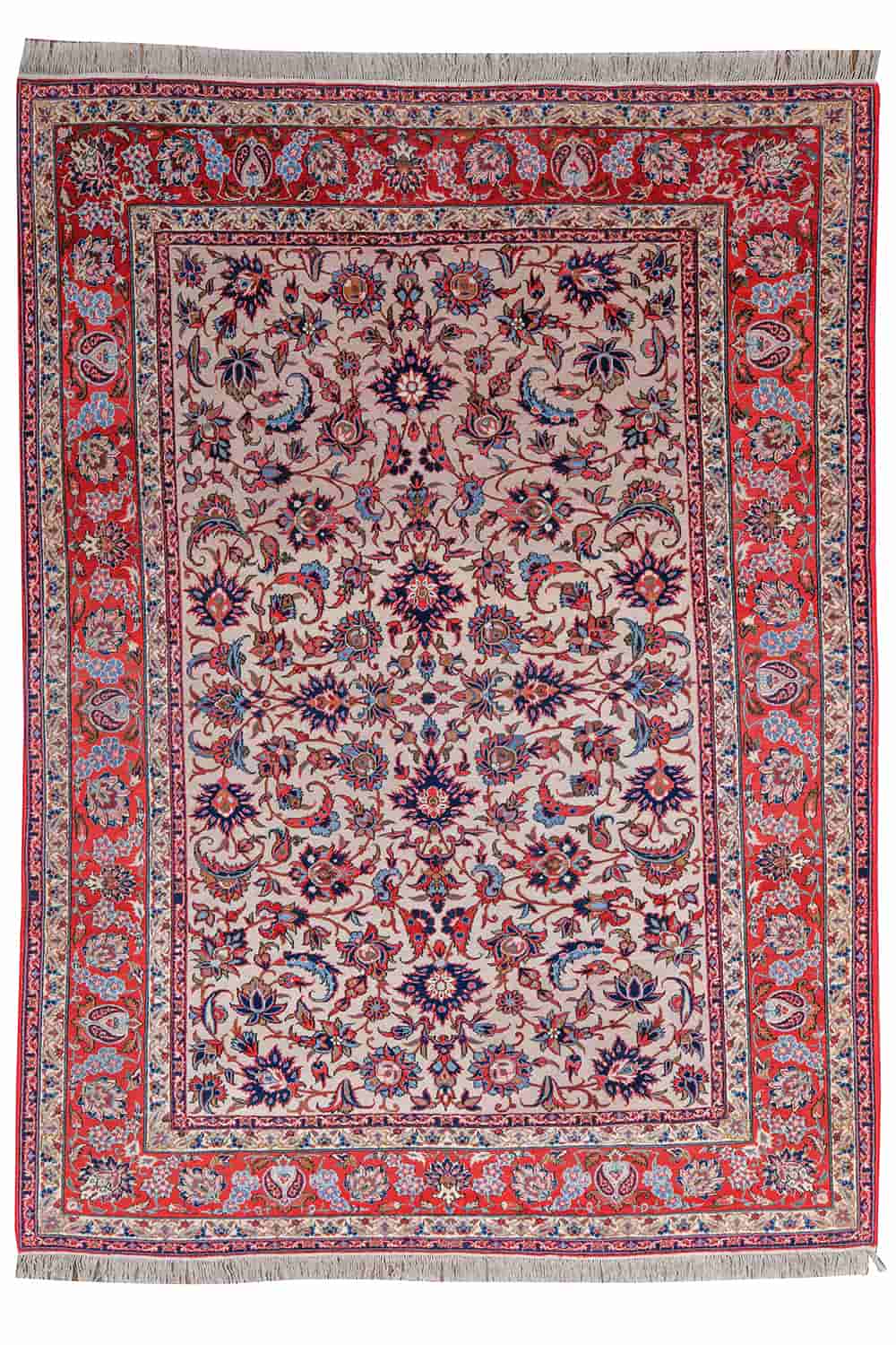 Antique Persian Isfahan – Iris Bloom