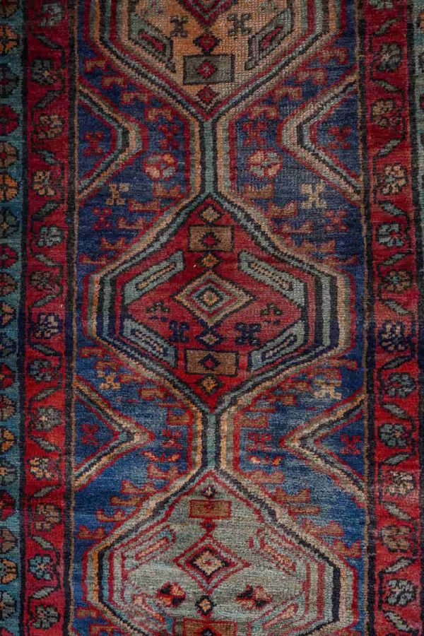 Antique Karaje Kurdish Runner - Evil Eye