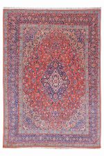 Antique Kashan - Rustic Red