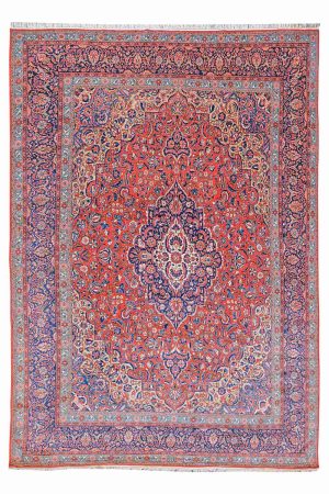 Antique Kashan - Rustic Red