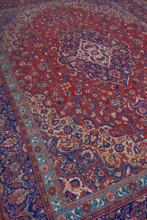 Antique Kashan - Rustic Red