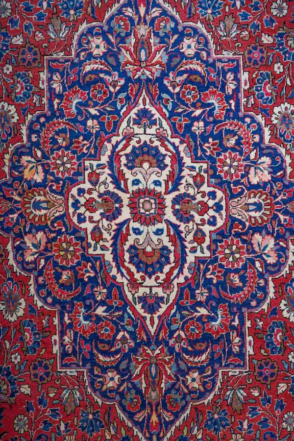 Antique Kashan - Rustic Red