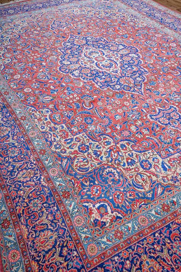 Antique Kashan - Rustic Red