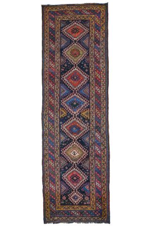 Antique Kazak Runner - Medley Motif