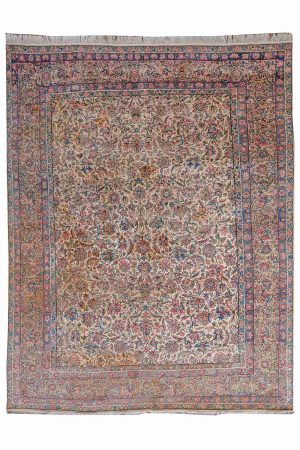 Antique Kerman - Golden Lotus