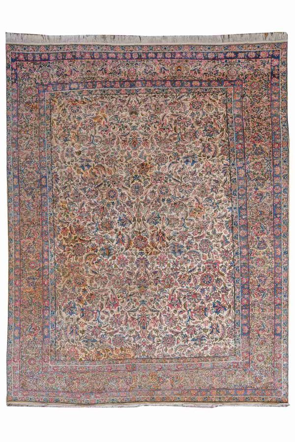 Antique Kerman - Golden Lotus