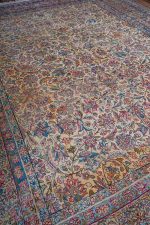 Antique Kerman - Golden Lotus