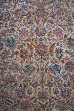 Antique Kerman - Golden Lotus